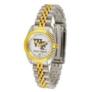 Wake Forest Demon Deacons WFU NCAA Womens 23Kt Gold Watch  