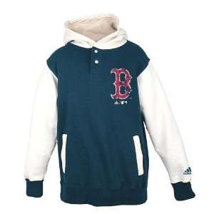 Boston Red Sox Youth Adidas Vintage Hooded Sweatshirt   X Large 