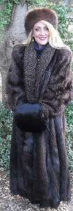   HIGH END CANADIAN MINK FUR COAT HEAVY WARM THICK GLAMOROUS L@@K