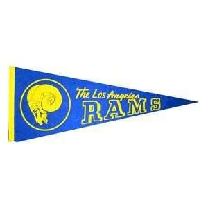  Los Angeles Rams 1977 1980 Pennant   NFL Banners and 