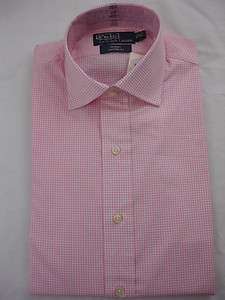 Polo Ralph Lauren DRESS SHIRT REGENT Spread White Pink  