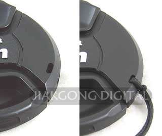 58mm Center Pinch Snap on Front Lens Cap for CANON Lens  