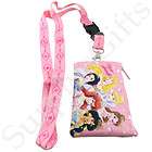 disney 6 princess lanyard w pouch in light pink returns