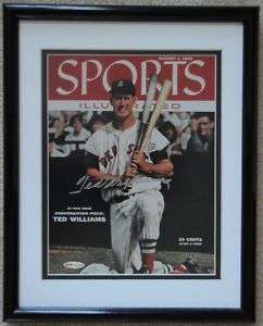 Ted Williams Autographed Sports Illustrated Cover  