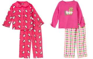 New Gymboree Girls Gymmies Sleepwear Pajamas Small 5 6  