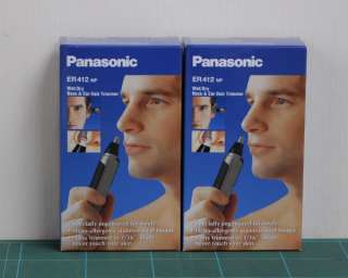 NEW Panasonic ER412 Nose & Ear Hair Shaver Trimmer For MEN WOMEN Wet 