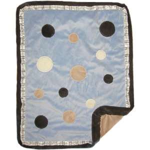  Dots Boy Minky Blanket from Boogie Baby Baby