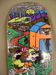 Cease and Desist World Industries Mike Vallely BARNYARD Deck RED STAIN 
