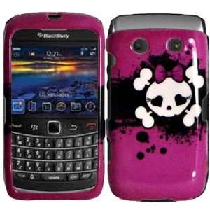 Hard Pretty Pink Skull Case Cover Faceplate Protector for BlackBerry 