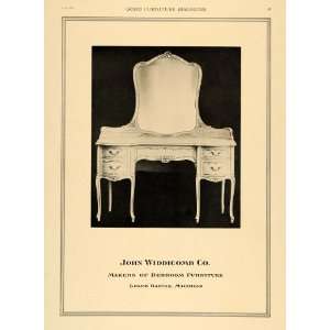  1920 Print John Widdicomb Dressing Table Mirror Decor 