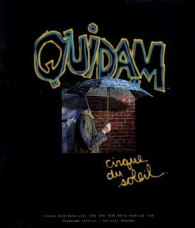 CIRQUE DU SOLEIL 1998 QUIDAM TOUR PROGRAM BOOK  