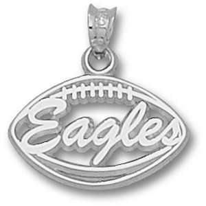  Georgia Southern Eagles Football Pierced Pendant (Silver 