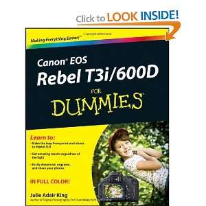  Canon EOS Rebel T3i / 600D For Dummies (For Dummies 