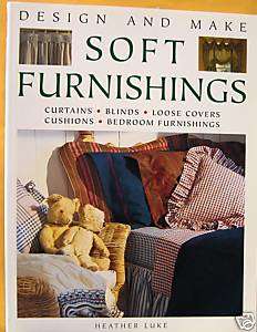 Book Soft Furnishings Curtains cushions sewing pillows  