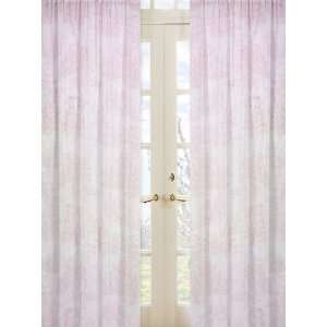  Pink Toile Curtain Panels