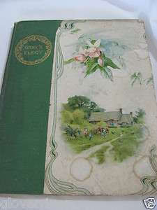 1883 Antique Book Poetry Illustrations Grays Elegy  