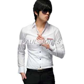 NEW COOL CASUAL MENS LUXURY DRESS&SHIRTS KOREA OR  