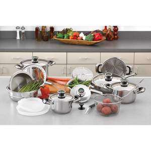   12 Element Set Surgical Stainless Steel COOKWARE 024409387555  