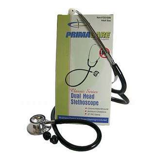 Primacare Medical Supplies Inc Dual Head Classic Stethoscope at  