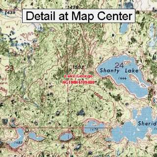  USGS Topographic Quadrangle Map   Lake George, Minnesota 