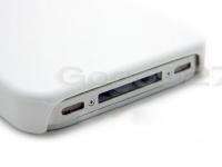 NWE DELUXE WHITE CASE COVER W/CHROME FOR iPhone 4 4G 4S S USA SE 