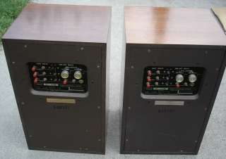 Vintage CORAL BX multi1000 3 way 4 Speaker System AlNiCo 10 multi amp 