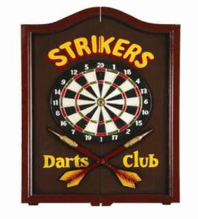 New Pub & Gameroom Decor Strikers Dart Cabinet   Dartboard Not 