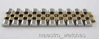   Rolex Men Watch 18K Gold Stainless Steel Jubilee 15.5mm Bracelet Links