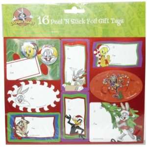   Tunes Christmas Peel N Stick Foil Gift Tags