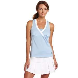  Fila Womens Collezione Racer Back Tank (Bluebell/White 