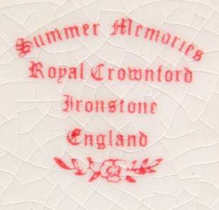 Royal Crownford Ironstone Summer Memories Jardiniere  