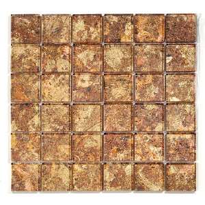  Bella Glass Tiles Galaxy Series Bronze/Copper Sample