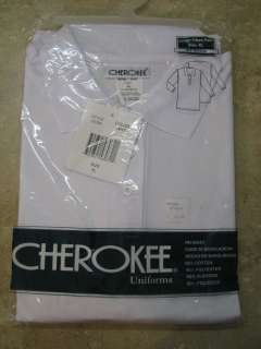 NWT Cherokee SCHOOL UNIFORM Fitted Polo Shirt WHITE Jnr  