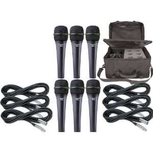  Electro Voice Cobalt 7 Six Pack with Cables & Bag Musical 