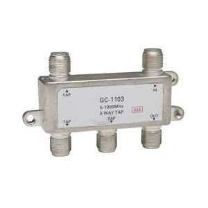 Industrial Grade 4JWT8 Cable Splitter, 3 Way, F Type, 1GHz  