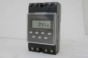 DIN RAIL Digital Timer Switch Programmable 220VAC 25A  