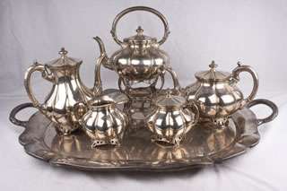   Piece Sterling Silver Coffee and Tea Serving Set / 302 ounces  