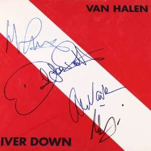 Van Halen Autographed Signed Diver Down Record Album LP UACC
