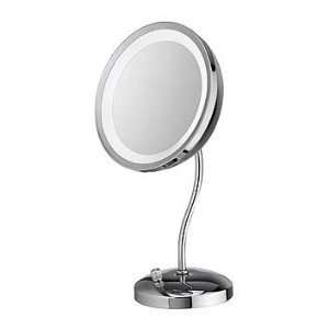   Creations 10x Curved Stem Lighted Makeup Mirror D122