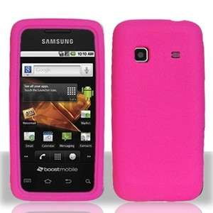 Hot Pink Rubber SILICONE Soft Gel Skin Case Cover for Samsung Galaxy 