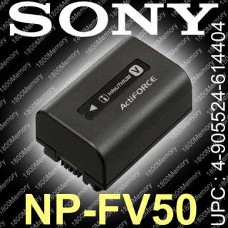 GENUINE SONY NP FV50 Handycam Battery NPFV50 NP FH50  