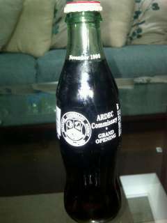 ARDEC Commissary Coca Cola Bottle Rare 1998  