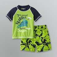 Carter’s® Infant Boys Frog Rashguard Top & Swim Trunks at  