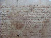 Land Dead Document 1699 Bucks County Pennsylvania  