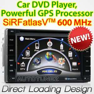   DIN In Dash Car  CD DVD GPS Player 6.2 LCD Head Unit Radio Stereo