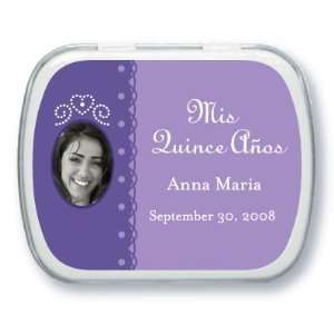  Photo Candy Tin Personalized Quinceanera Favors   Variety 