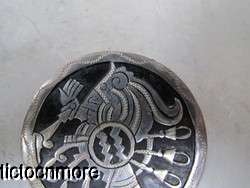   TAXCO STERLING SILVER MEXICO MAYAN AZTEC PENDANT BROOCH PIN  