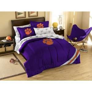  Clemson Tigers NCAA Bed in a Bag (Full) 