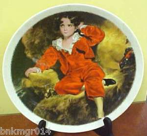 Collectors Plate The Red Boy After Thomas Lawrence Art  