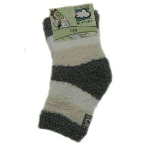  Worlds Softest Socks Spa Collection   Charcoal Stripes 